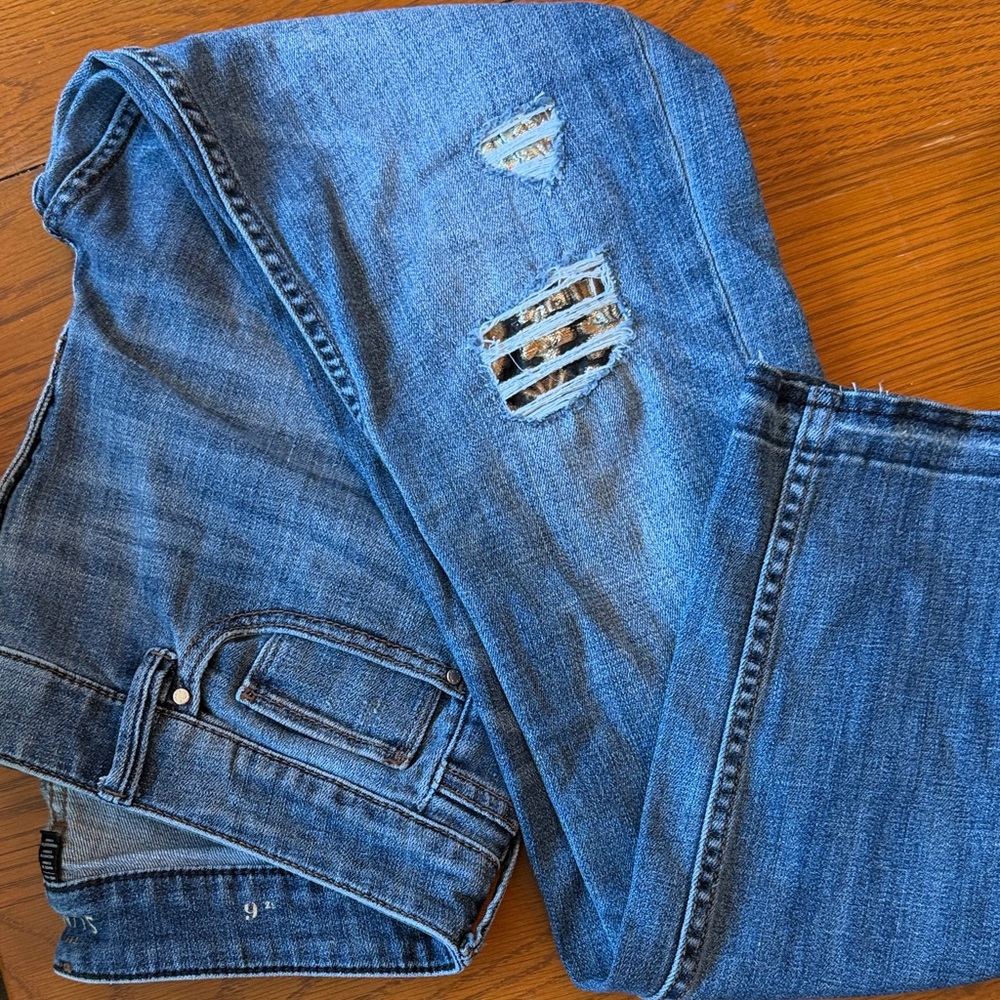 White House Black Market Dark Blue Skinny Jeans - Picture 6 of 7